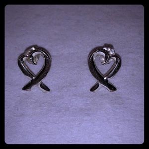 Silver Heart Earrings